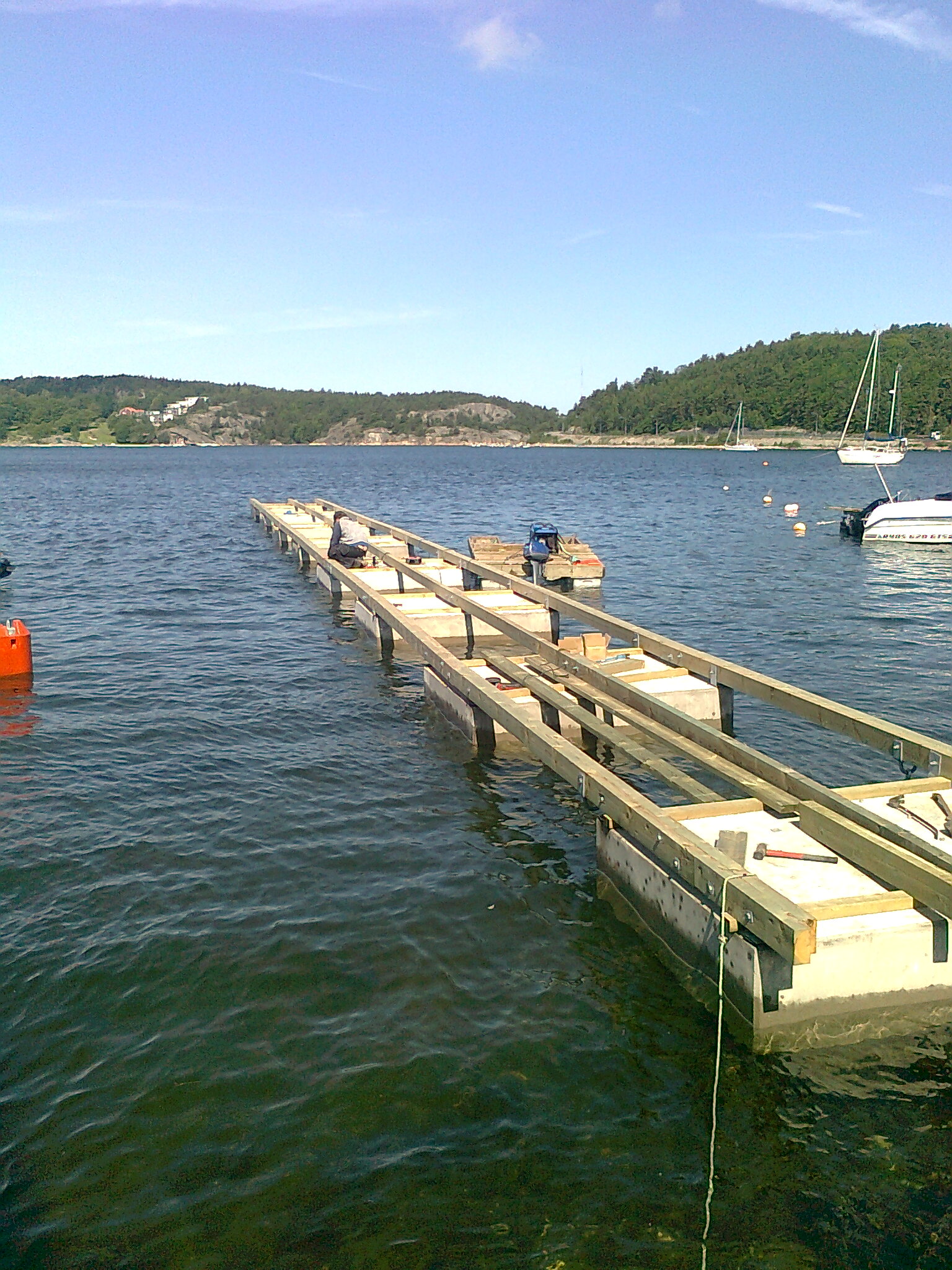 Trä- och betongbrygga, Strömstad, Fogels Bryggservice